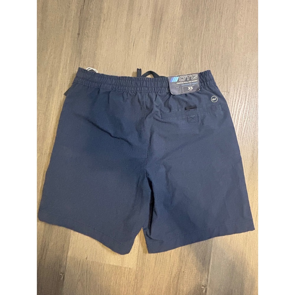 Vineyard Vines OTG Canvas Pull-On Shorts Mens XS Blue Blaze 7" Inseam NWT - Picture 5 of 6